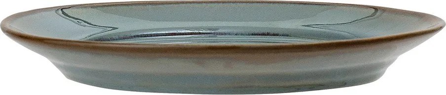 Zielony kamionkowy talerz Bloomingville Pixie, ø 28 cm