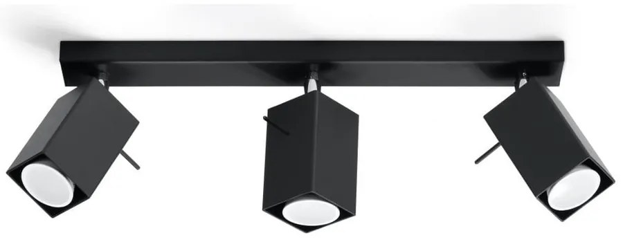 Czarna lampa sufitowa Sollux Toscana 3