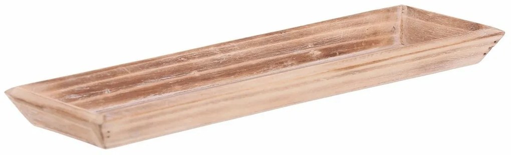 Drewniana taca Riaza brązowa, 35 x 12 x 3 cm