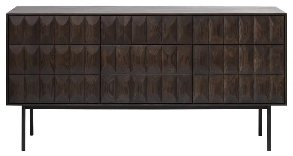 Brązowa komoda Unique Furniture Latina, dł. 160 cm