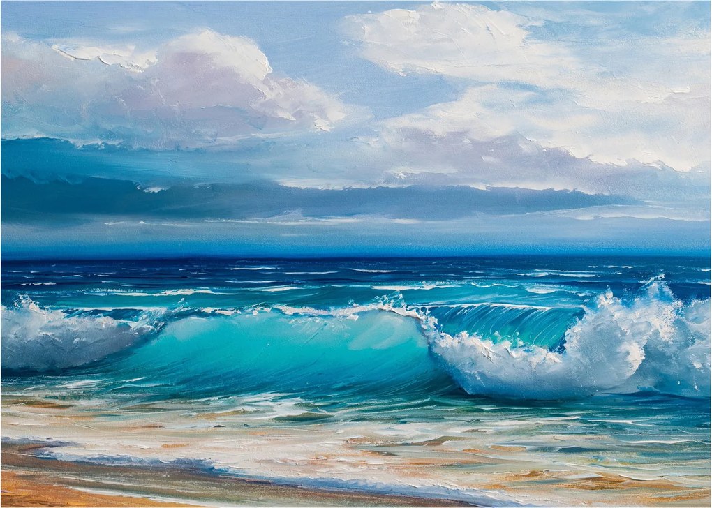 Obraz - Fale morskie (70x50 cm)