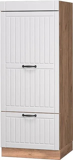 Szafka do mikrofalówki biały domek wiejski 60x58.1x153.6 fame-line