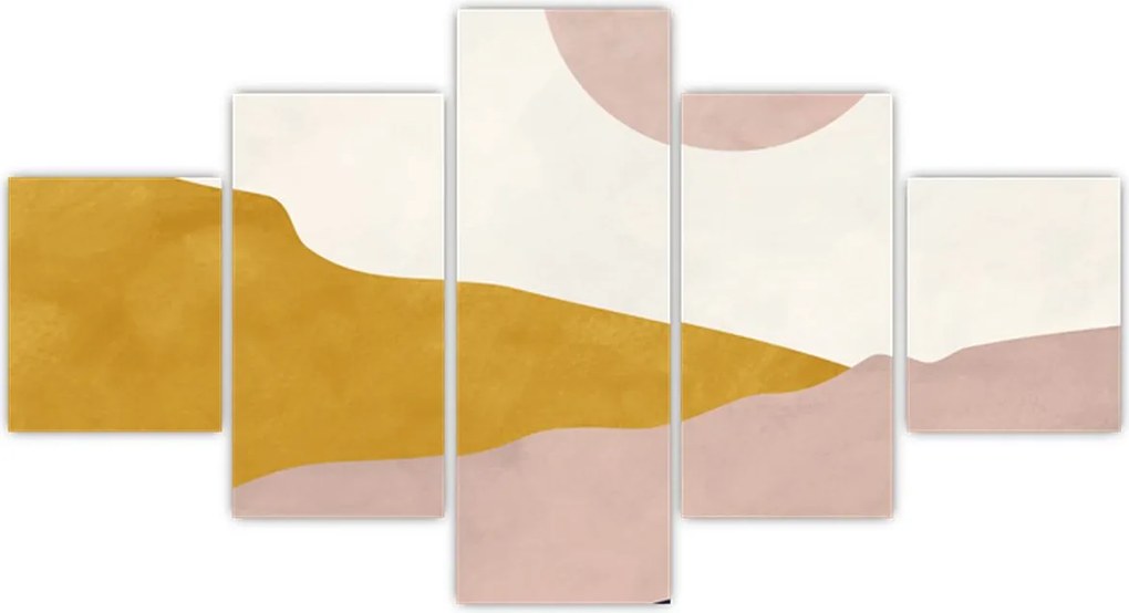 Obraz - Góry akwarelowe N⁰3 (125x70 cm)