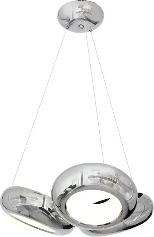 Potrójna chromowana lampa wisząca - K350 C9-P94