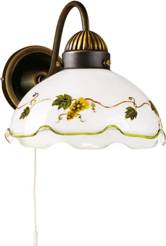 Kolarz 731.61.110 - Kinkiet NONNA 1xE27/75W/230V w kolorze bordowym