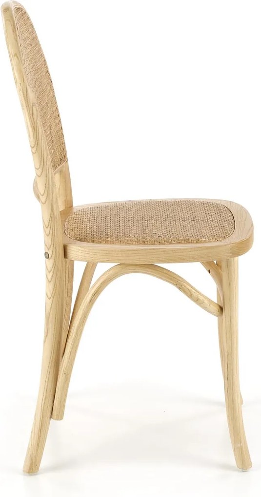 Krzesło jadalniane z rattanu naturalnego K502