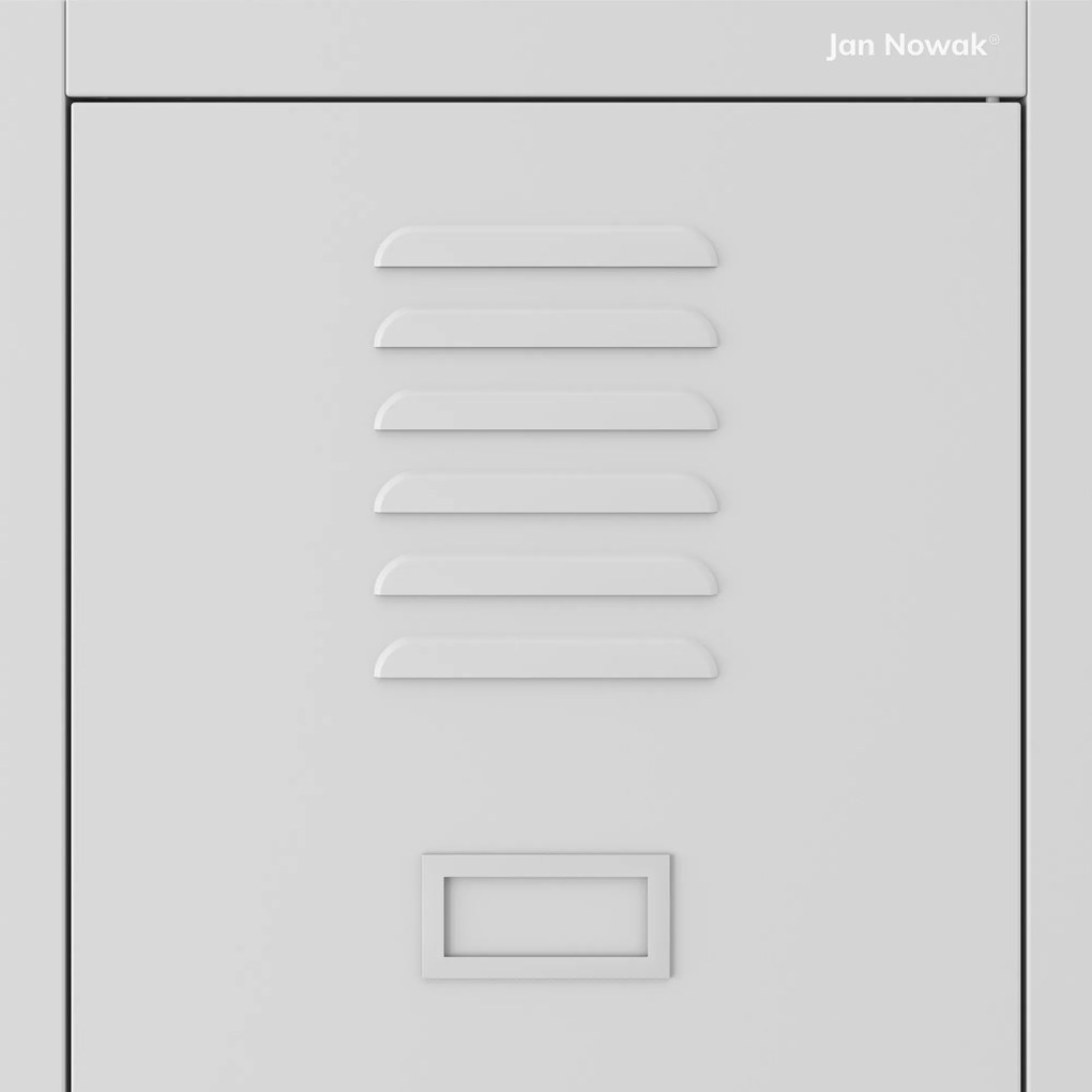 Szafka pracownicza metalowa szara: KACPER 1 Plus