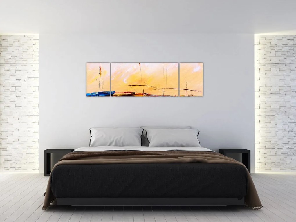 Obraz - Obraz statku (170x50 cm)