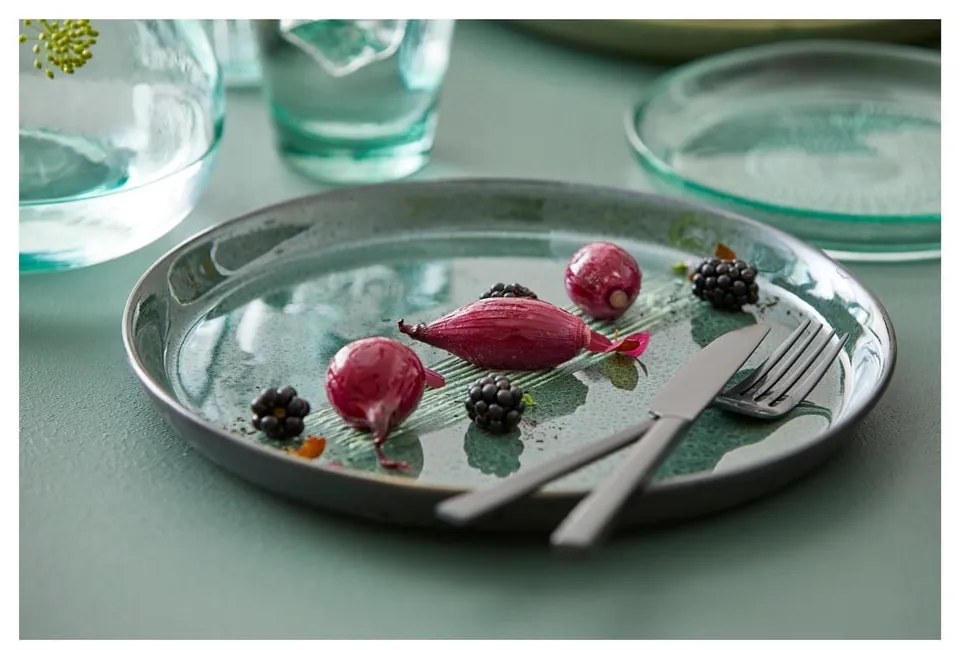 Zielony/czarny kamionkowy talerz ø 27 cm Gastro Green/Black – Bitz