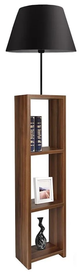 Lampa stojąca AYD 1xE27/40W/230V brązowa/czarna