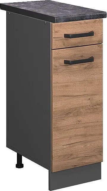 Szafka dolna do kuchni złoty dąb energetyczny 30x60x81.6 r-line