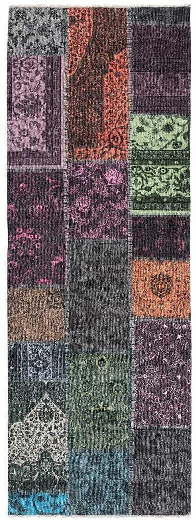 Dywan nowoczesny Michele Patchwork multikolorowy  80 cm x 195 cm