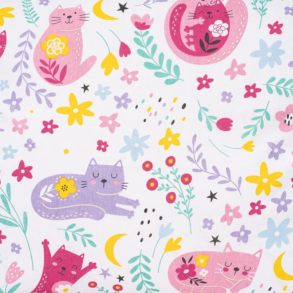 4Home Dziecięca pościel bawełniana Playful Paws, 140 x 200 cm, 70 x 90 cm, 140 x 200 cm, 70 x 90 cm