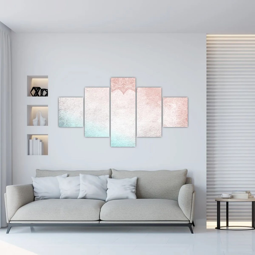 Obraz - Mandale na ścianie 2 (125x70 cm)