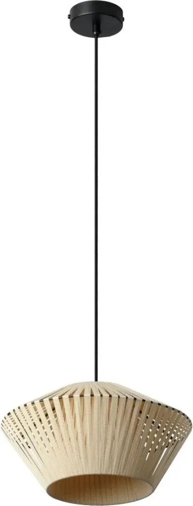 Osram - Lampa wisząca na lince DECOR STRIPES 1xE27/10W/230V śr. 30,5 cm beżowa