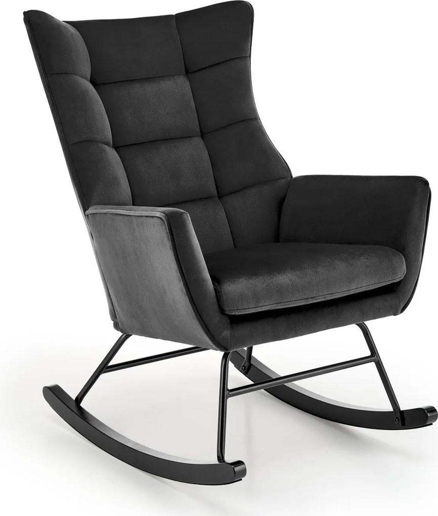 Fotel bujany Bazalto w nowoczesnym stylu