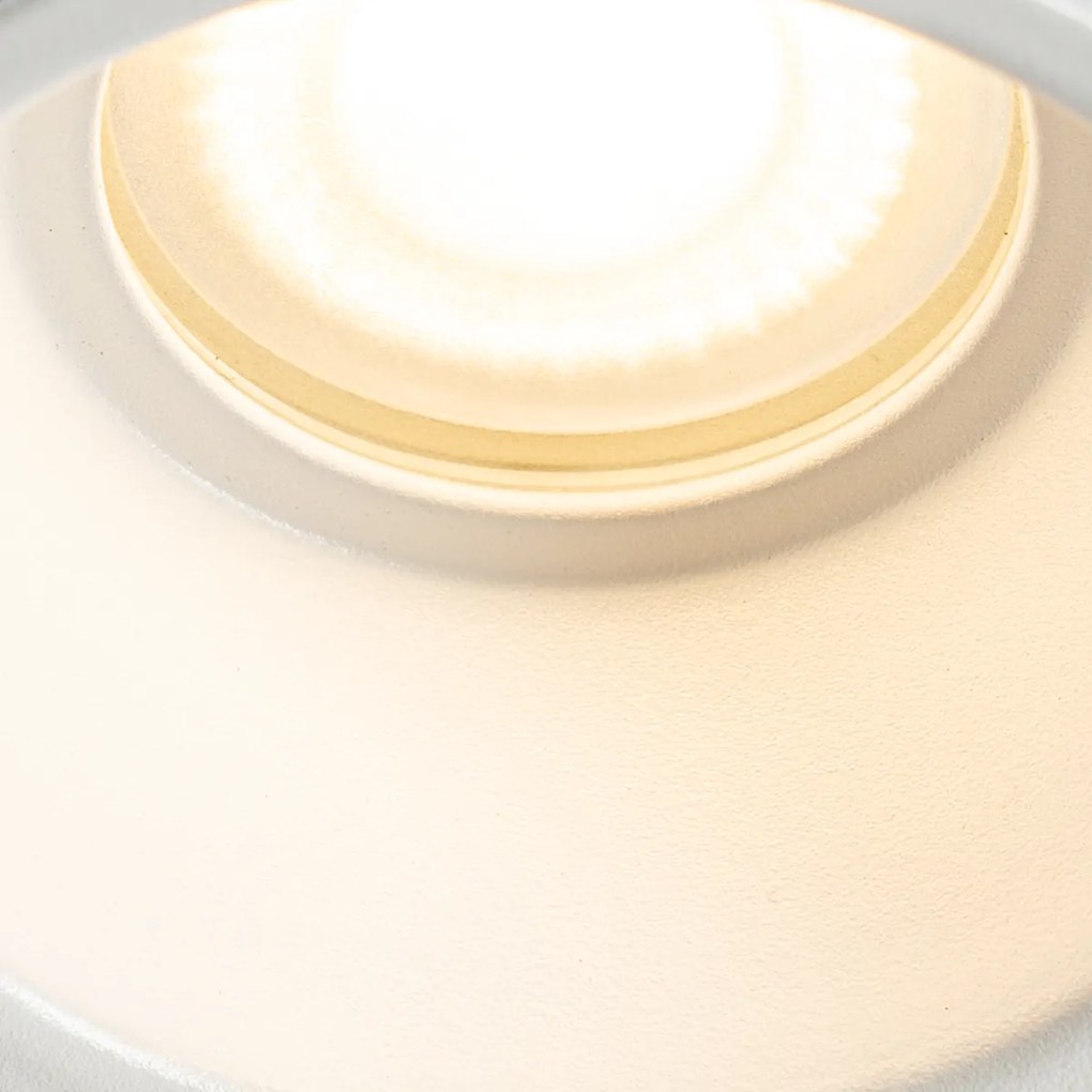 Zestaw 12 białych opraw LED GU10 50 mm IP44 - Dept Nowoczesny Oswietlenie wewnetrzne