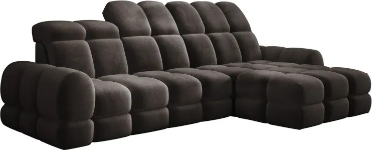 Narożnik TOLLO MINI S Prawostronny Elektryczna regulacja Salvador 04 kolor Szary WERSAL