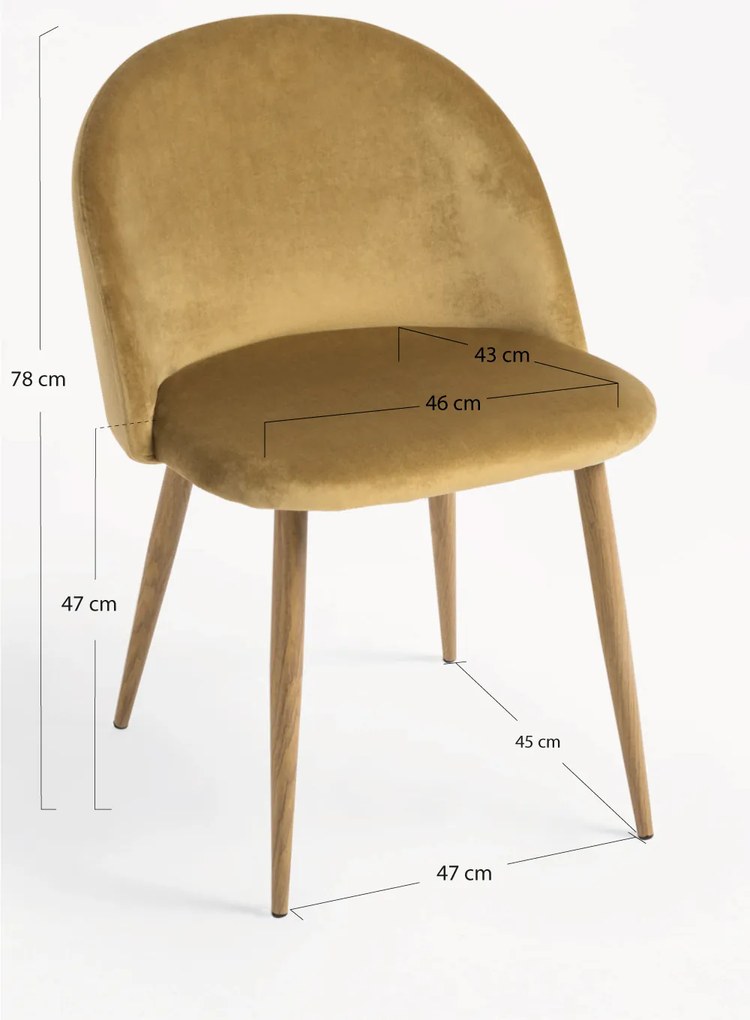 Silla Vint Terciopelo