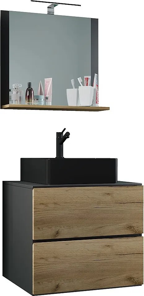 3 szt umywalka meble łazienkowe Lendas 60 cm M