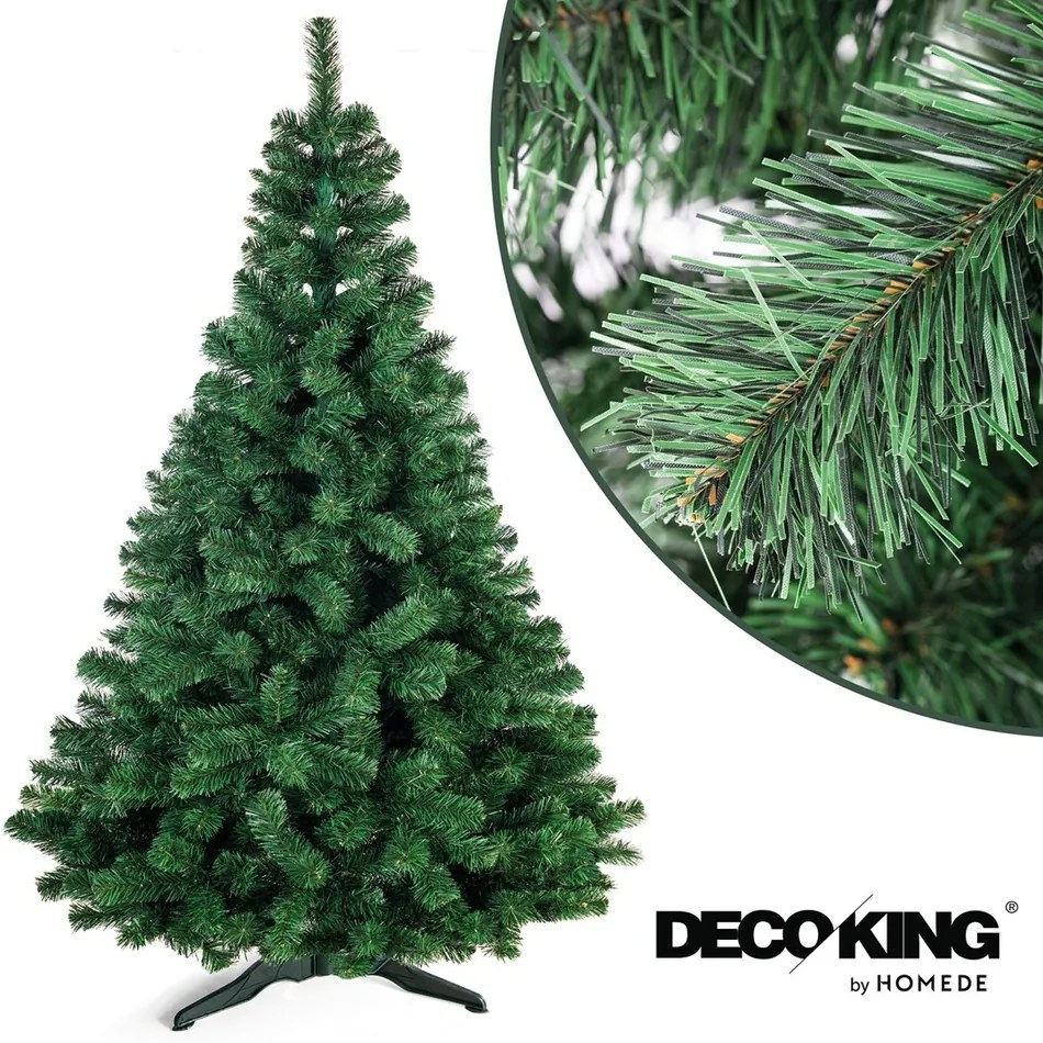 AmeliaHome Choinka Jodła Lena, 150, 150 cm