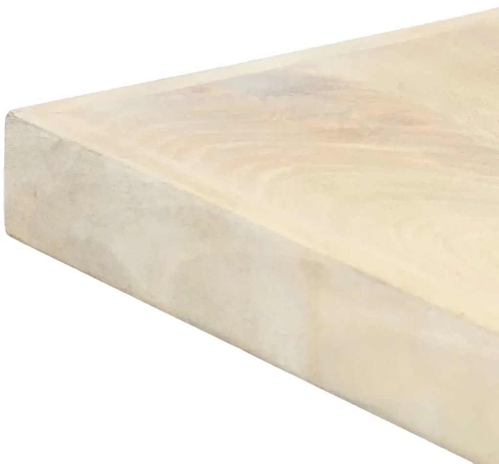 Stół do jadalni z drewna mango Glefro 2X – biały