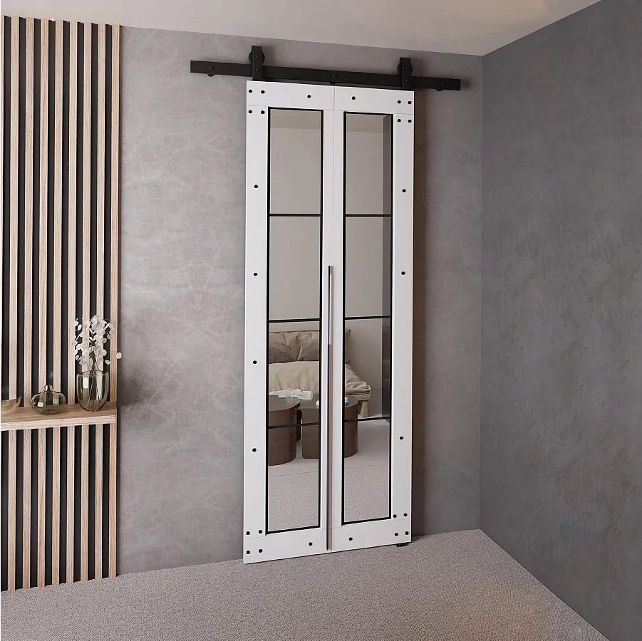 Drzwi Przesuwne QUDIO M6 Biały 60