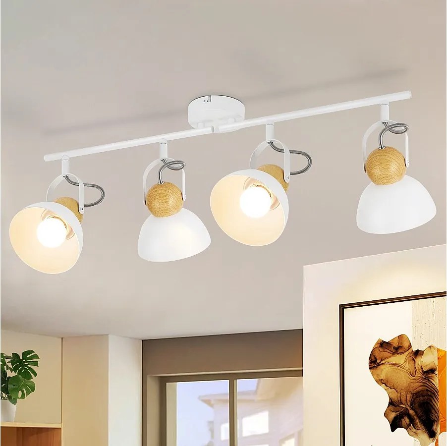 NETTLIFE Vintage sufitowy reflektor E27 350° regulowany korytarz lampa retro industrial metal regulowany