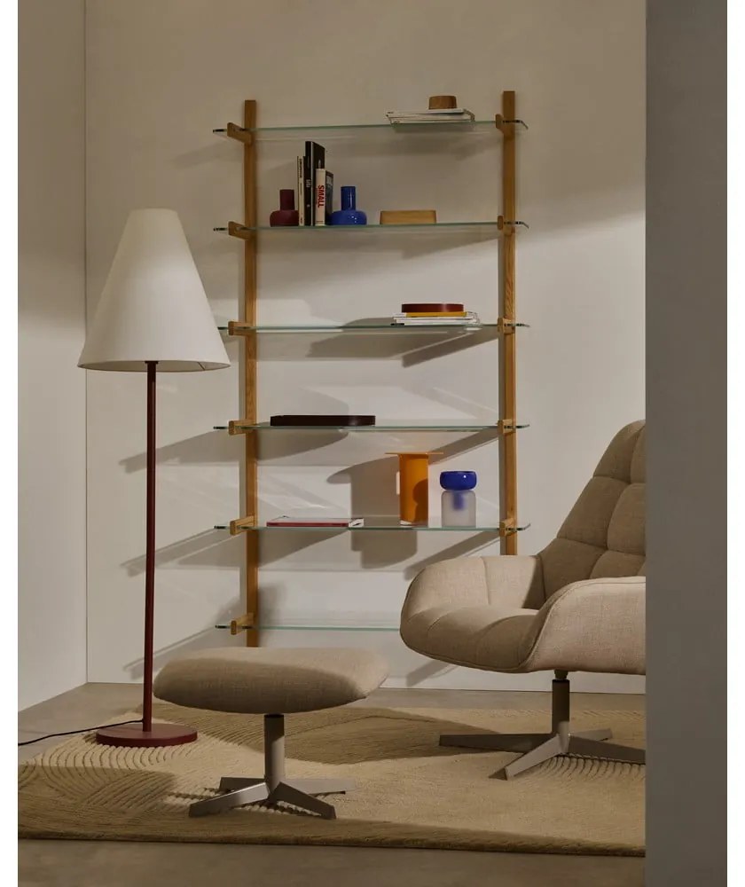 Beżowy podnóżek Jaspe – Kave Home