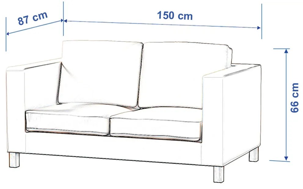 Pokrowiec na sofę Karlanda 2-osobową nierozkładaną, krótki