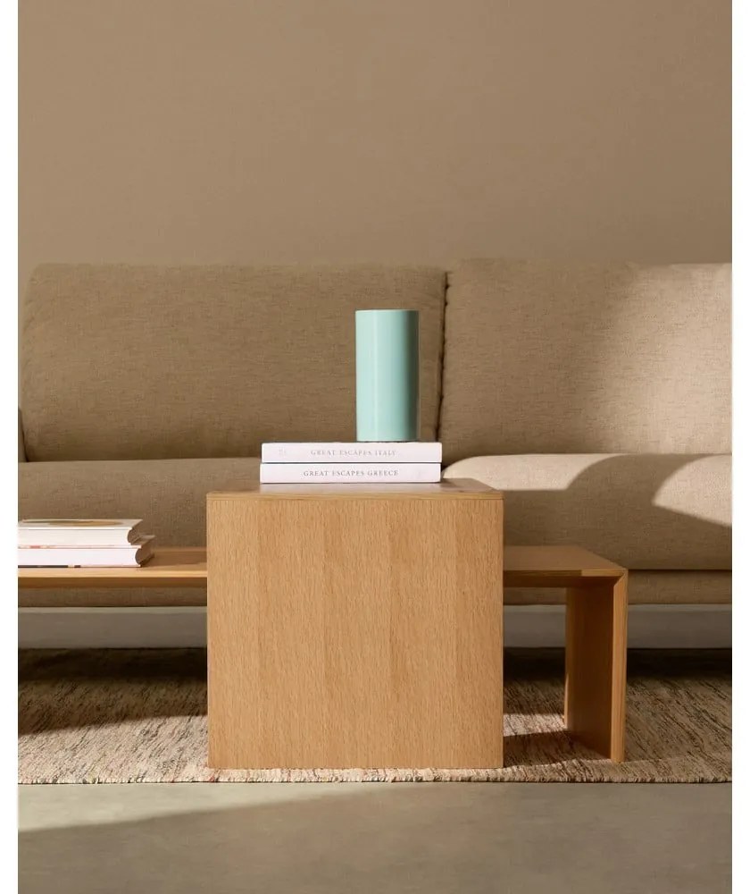 Stolik w dekorze dębu 40x55 cm Litto – Kave Home
