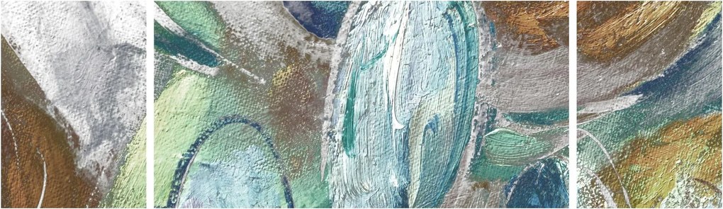 Obraz - Abstrakcyjny obraz postaci (170x50 cm)