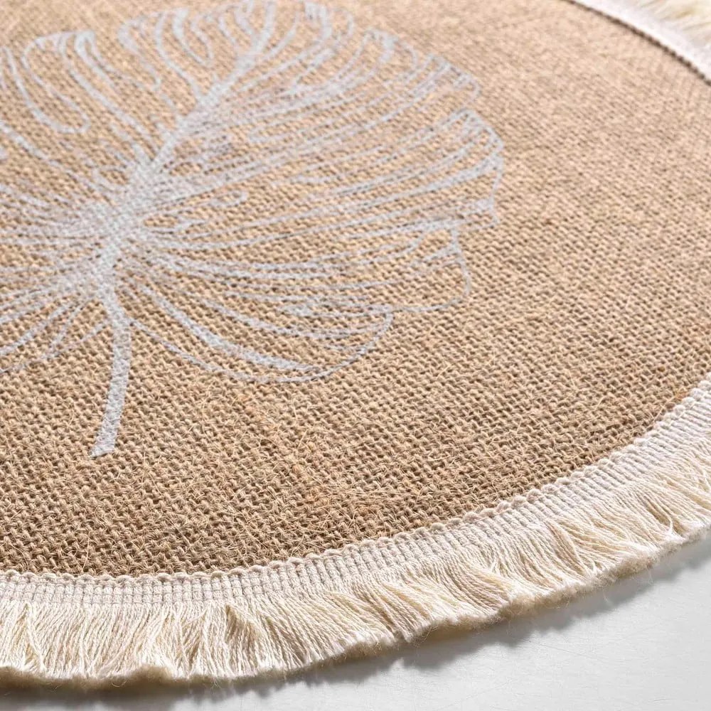 Mata stołowa z juty ø 38 cm Mogador – douceur d'intérieur