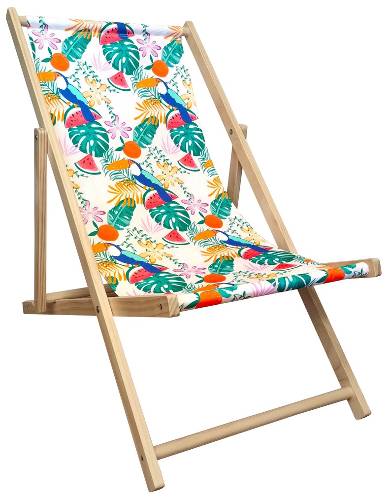 Zestaw leżaków ogrodowych Boho ze stolikiem