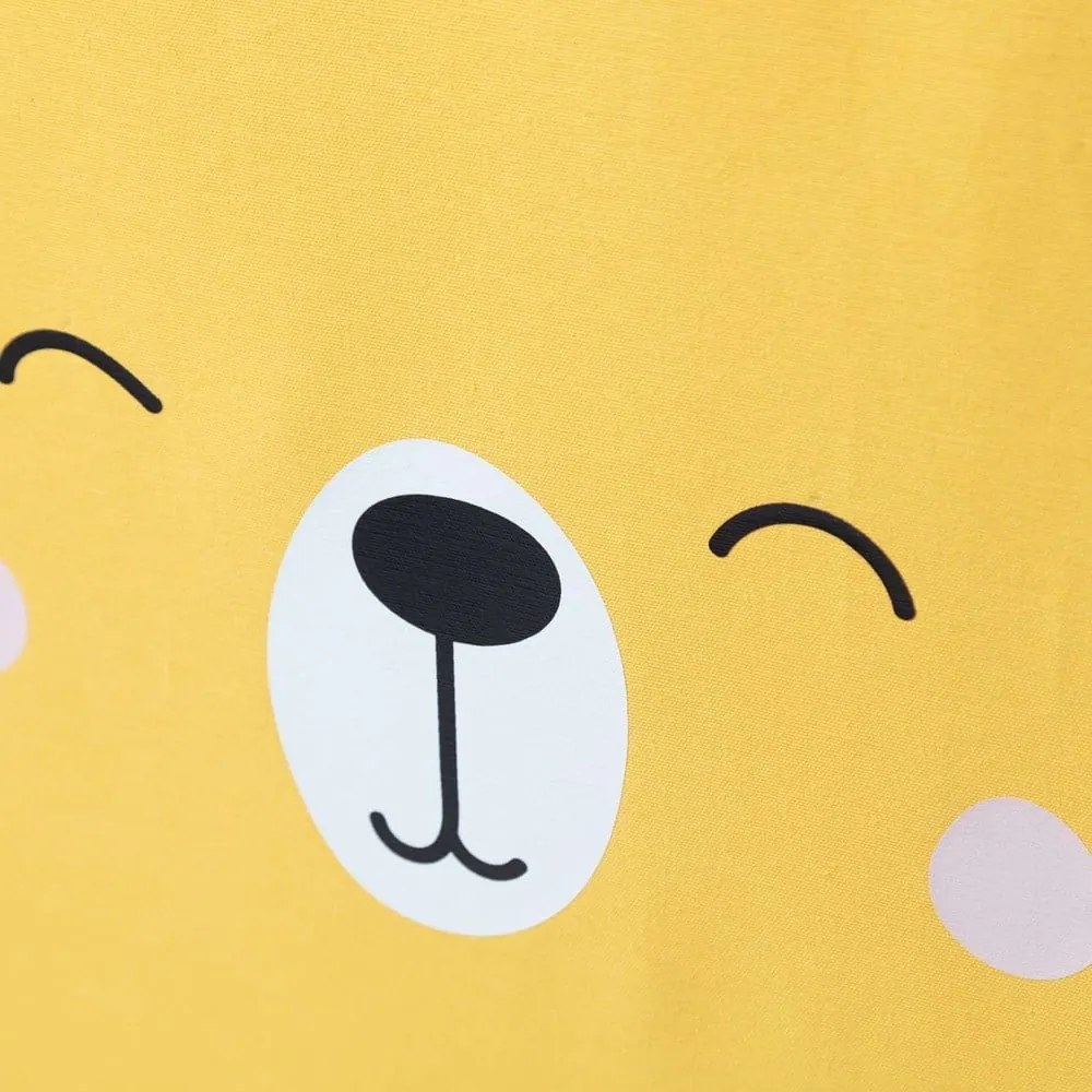 Żółty puf dla dzieci Rainbow Bear – Yellow Tipi