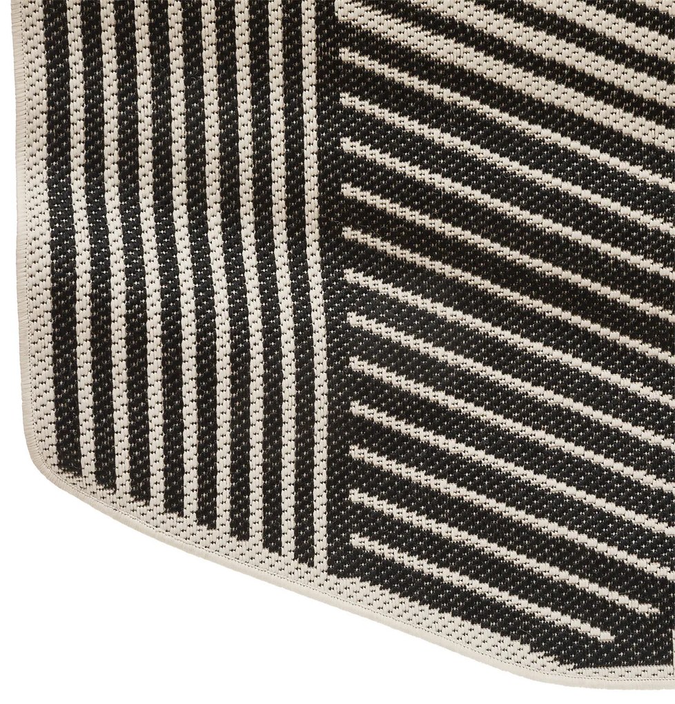 Mata na taras z geometrycznym wzorem, 160 x 230 cm