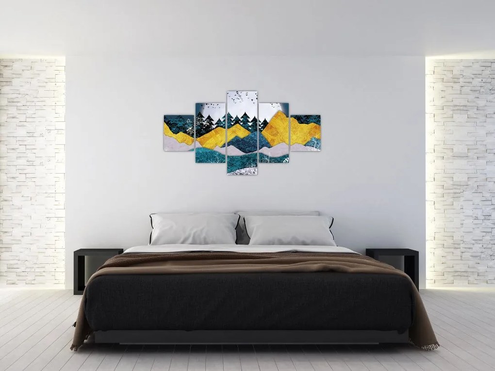 Obraz - Krajobraz polarny (125x70 cm)
