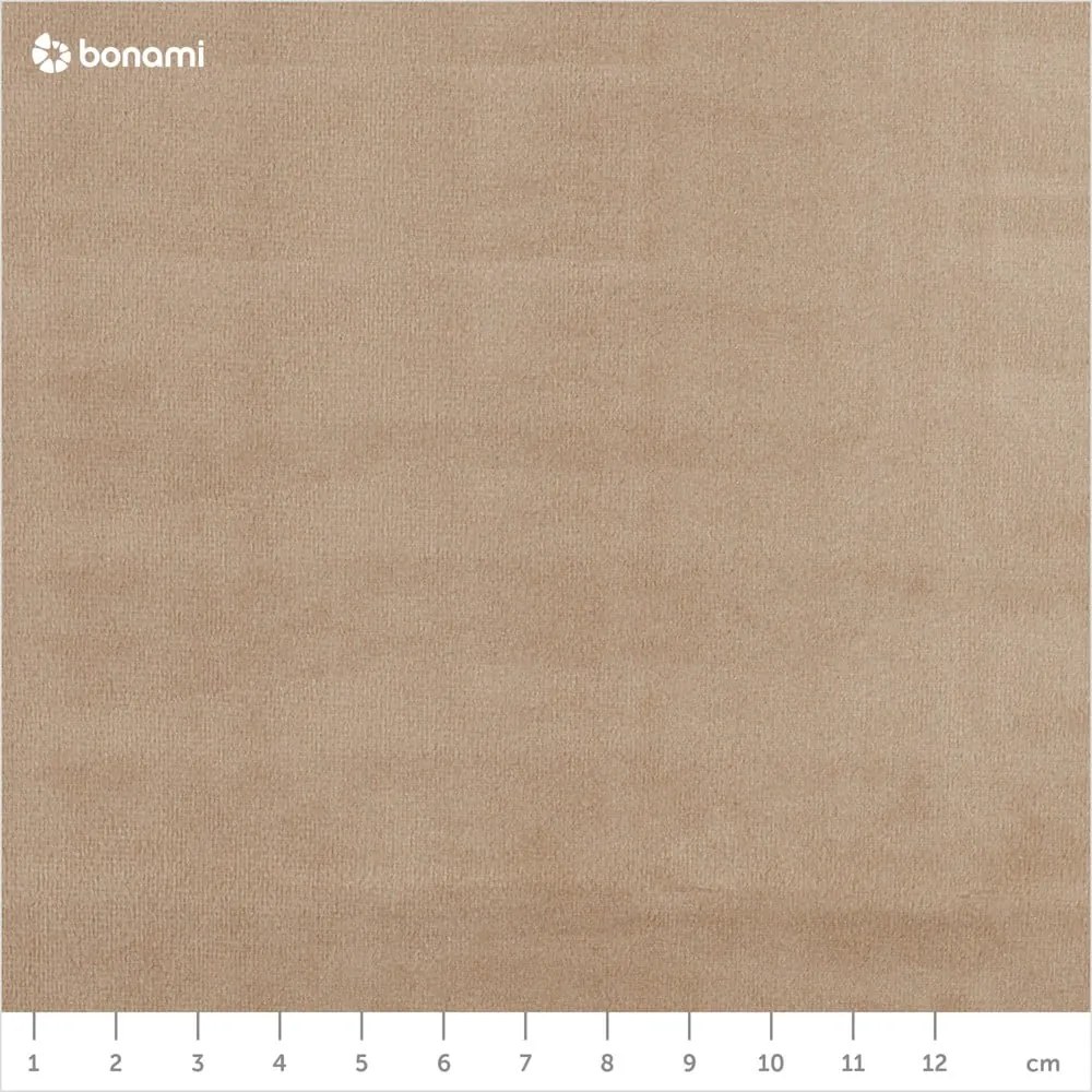 Beżowa aksamitna sofa Cosmopolitan Design Bali