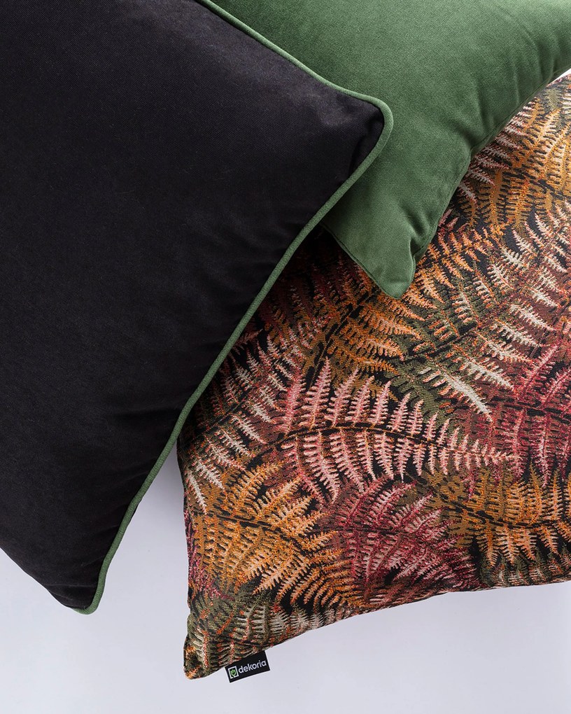Zestaw poduszek do sypialni Fern Flower maroon