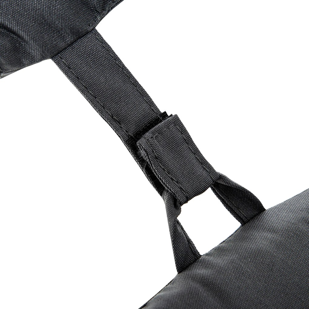 Outsunny Materac na Leżak z Zagłówkiem Szary Zdejmowany Pokrowiec Wygodny Wypoczynek 198x53x5cm | Aosom PL