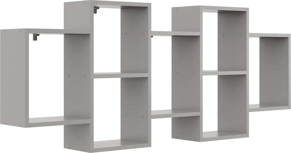 Szara minimalistyczna półka ścienna H7-D56