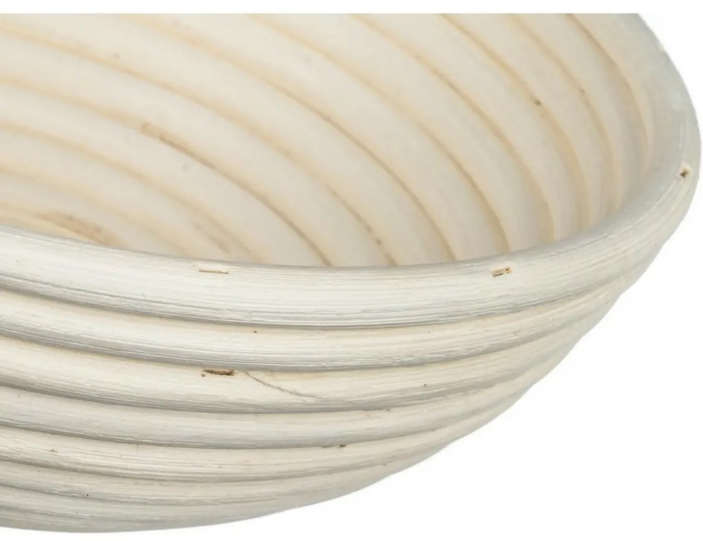 Banquet Okrągła patelnia do chleba naturalna,średnica 21 x wys. 7,5 cm, kwiatek