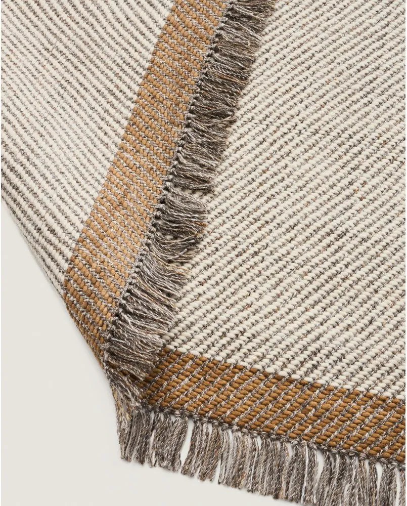 Kremowy wełniany dywan tkany ręcznie 200x300 cm Brina – Kave Home