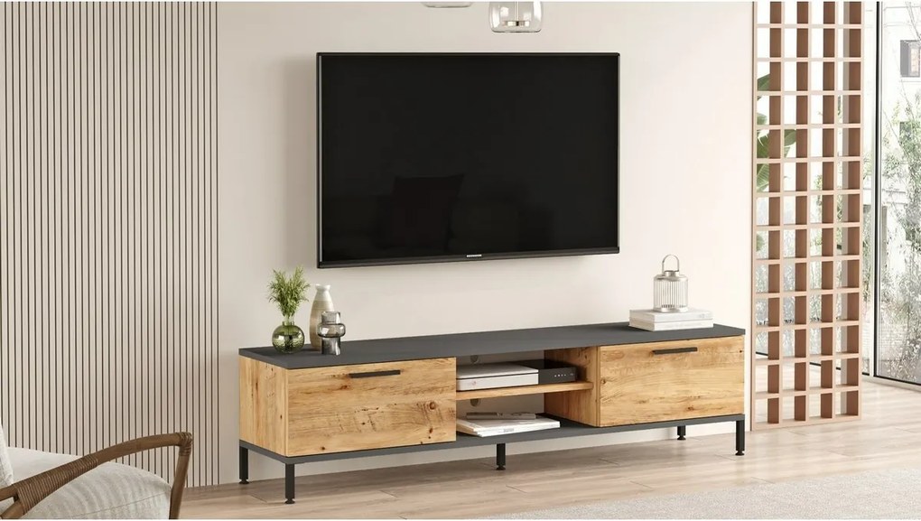 Stolik pod telewizor Rio Atlantic Pine andAnthracite