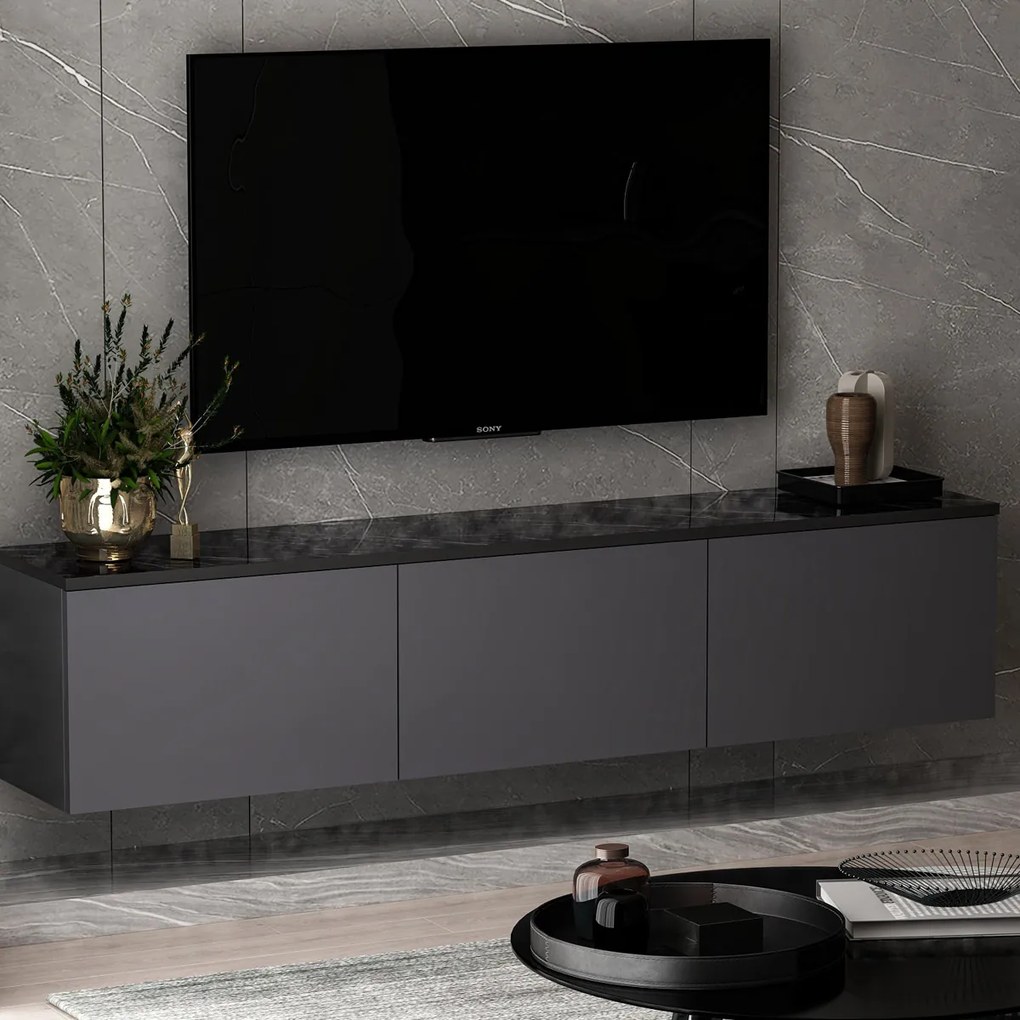 Stolik pod telewizor Neon Antracyt