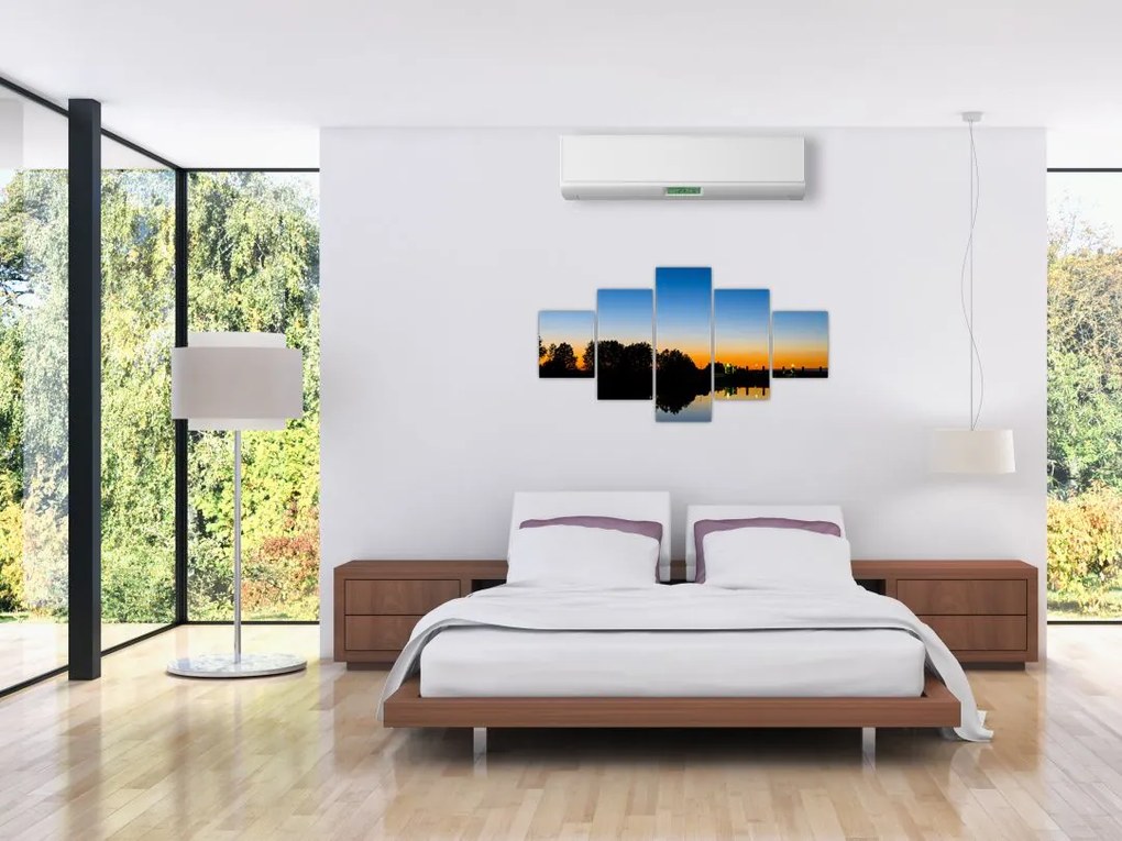 Obraz zachodu słońca (125x70 cm)