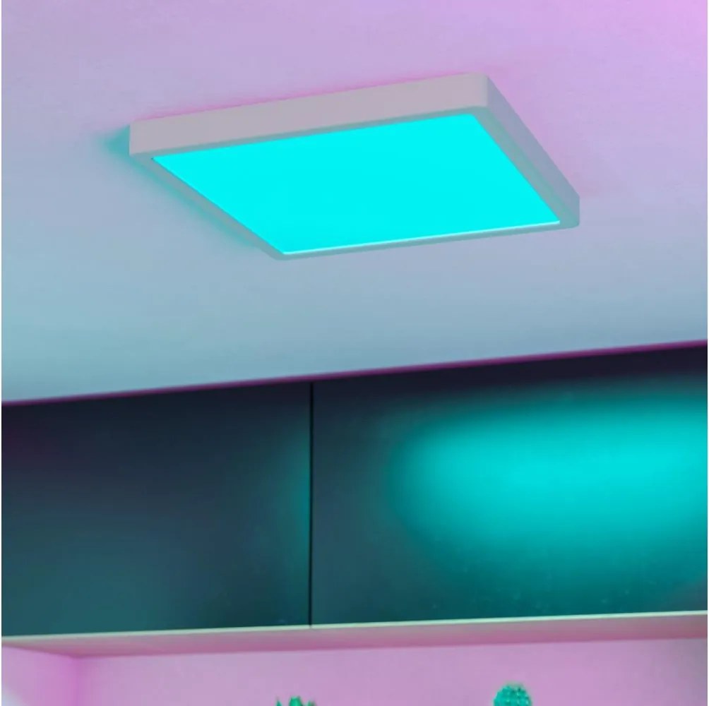 Eglo 901379 - LED RGBW ściemnialna łazienkowa lampa sufitowa FUEVA-Z LED/13,5W/230V 29,5cm IP44 biały