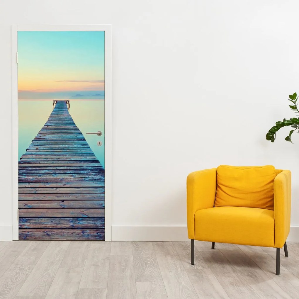Fototapeta na drzwi - Molo w nieskończoność (95x205cm)