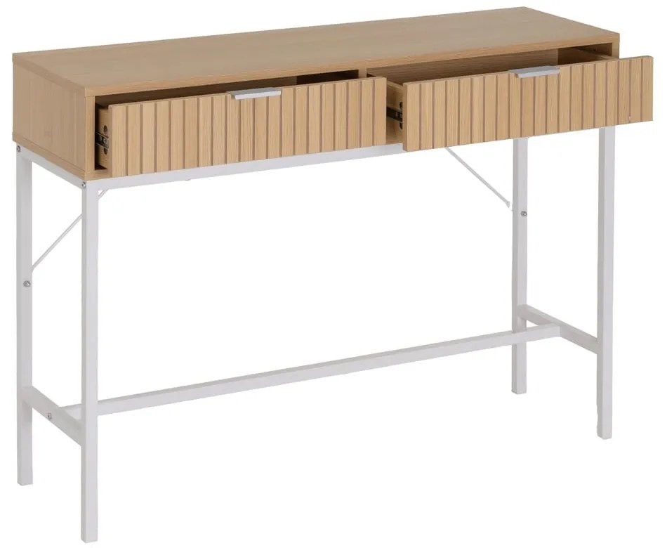 Konsola w dekorze dębu w naturalnym kolorze 30x100 cm Mid-Lines – Casa Selección