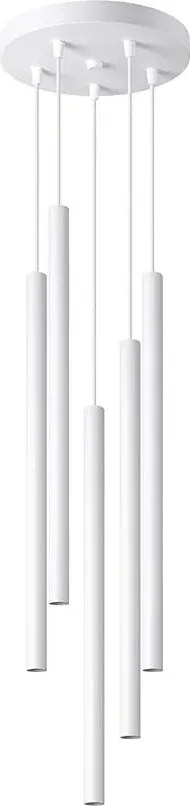 Biała nowoczesna lampa wisząca sople - 3X A382 M3-H27